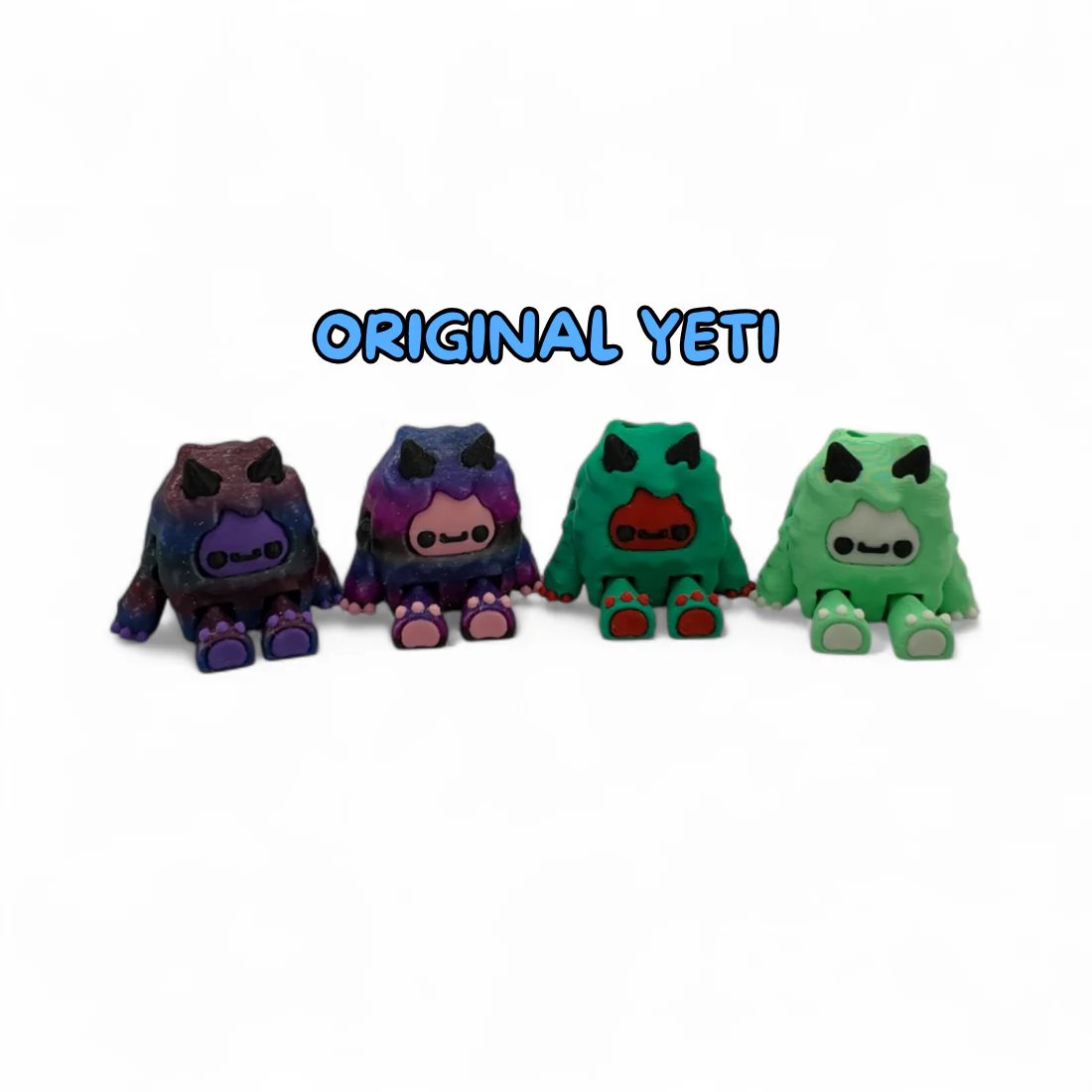4-Pack Yeti Figurine Set - Image 4