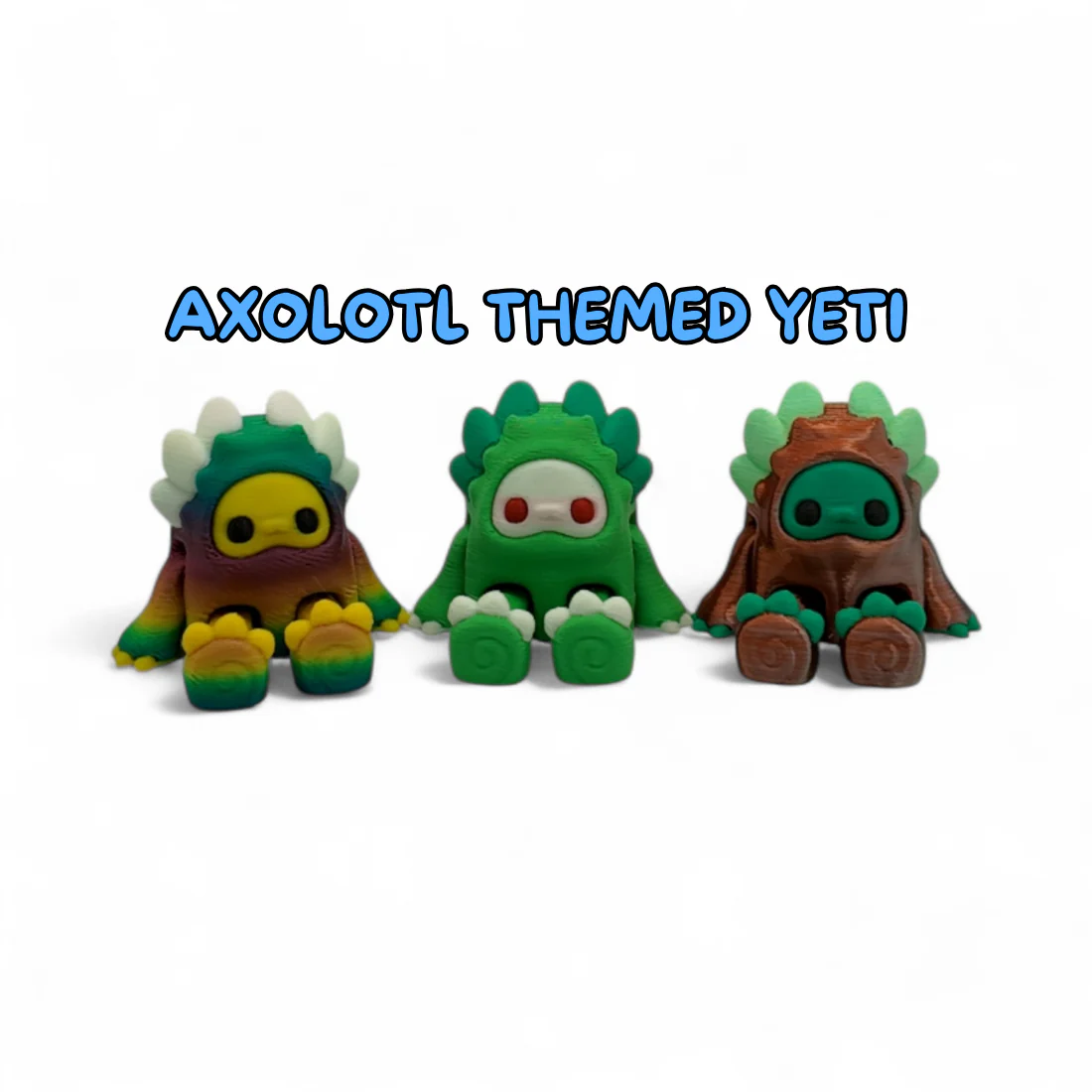 4-Pack Yeti Figurine Set - Image 5