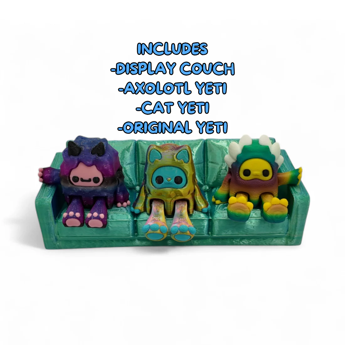 4-Pack Yeti Figurine Set - Image 6