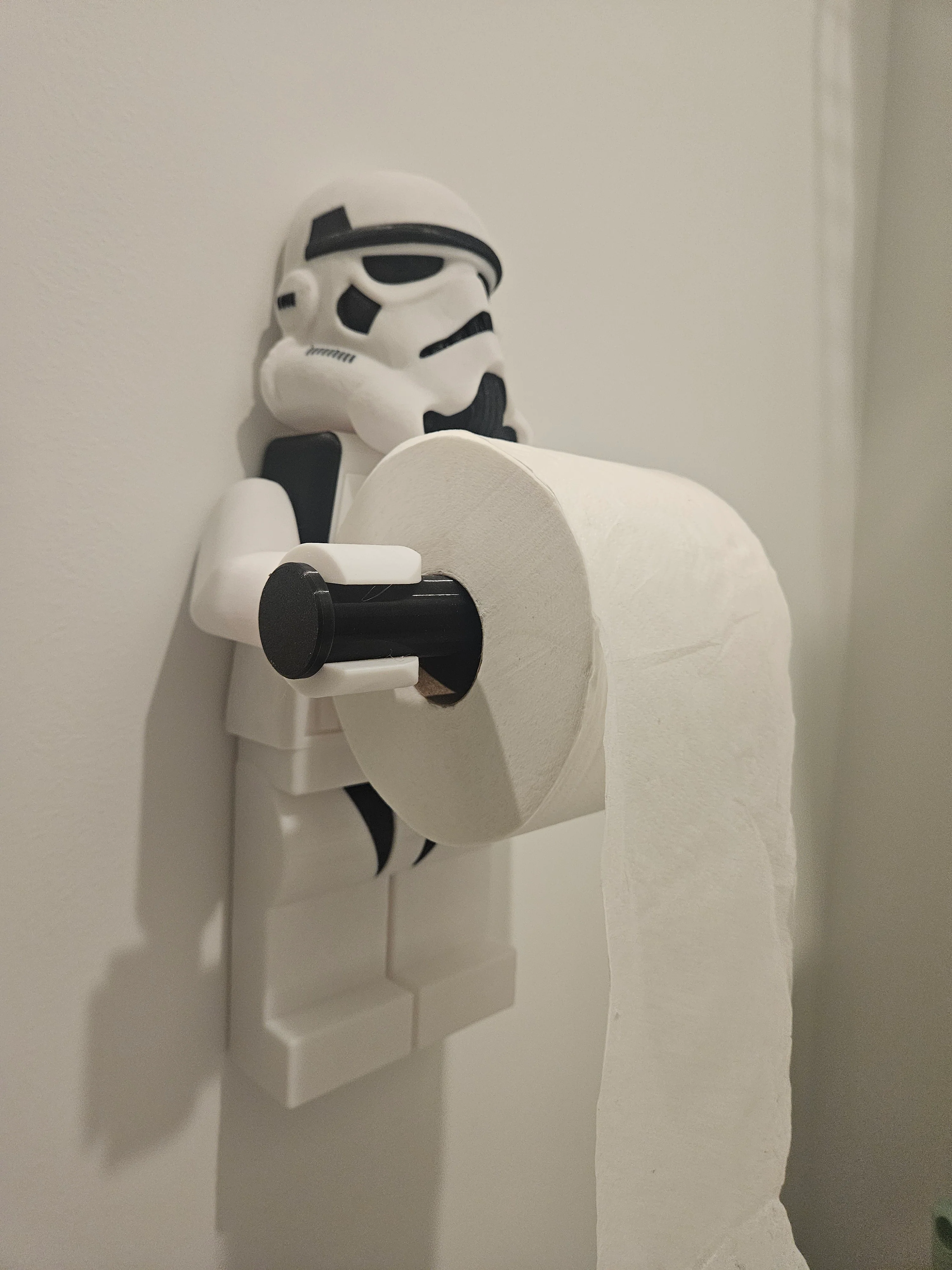 Brick Man Storm Trooper Toilet Paper Holder - Image 2