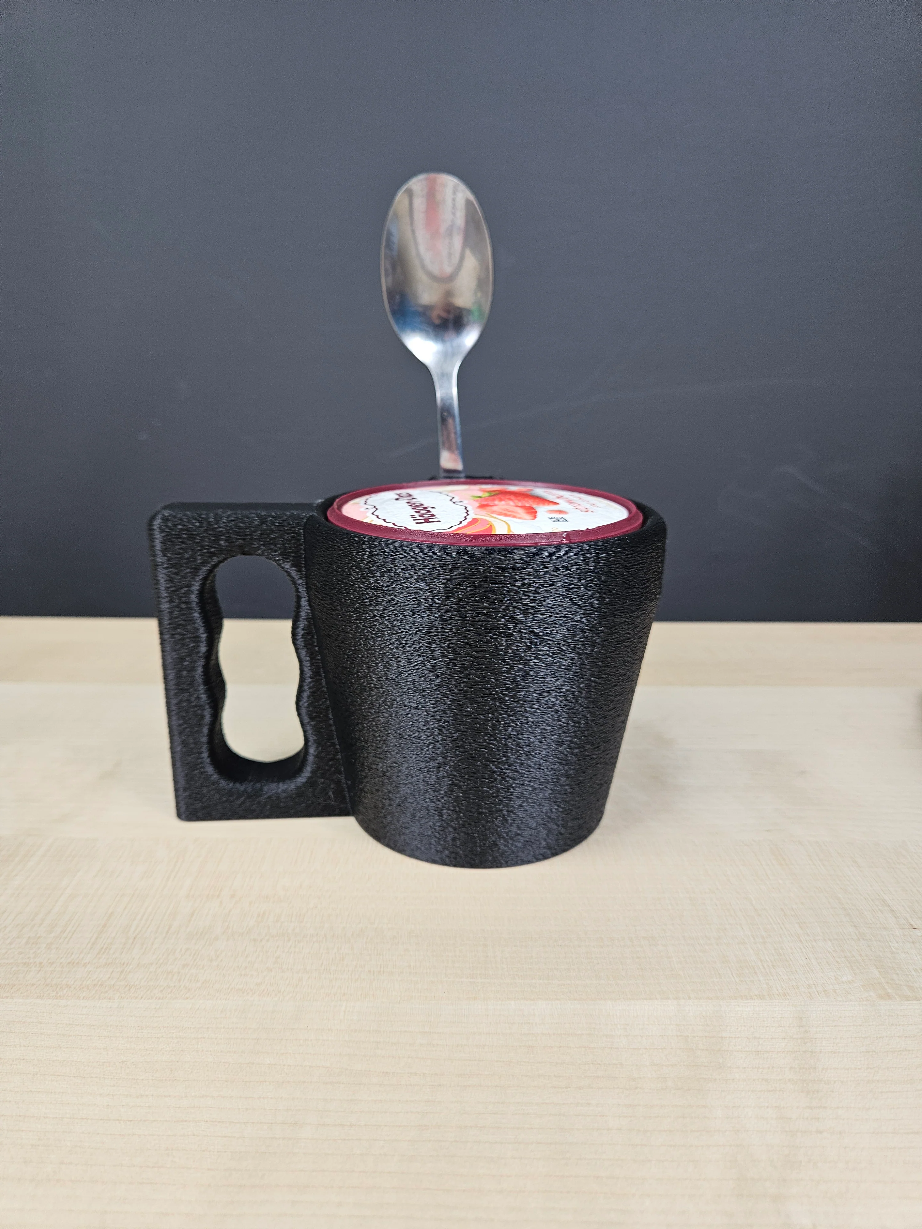 Ice Cream Pint Holder with Spoon Slot - Cozy Grip - Image 2
