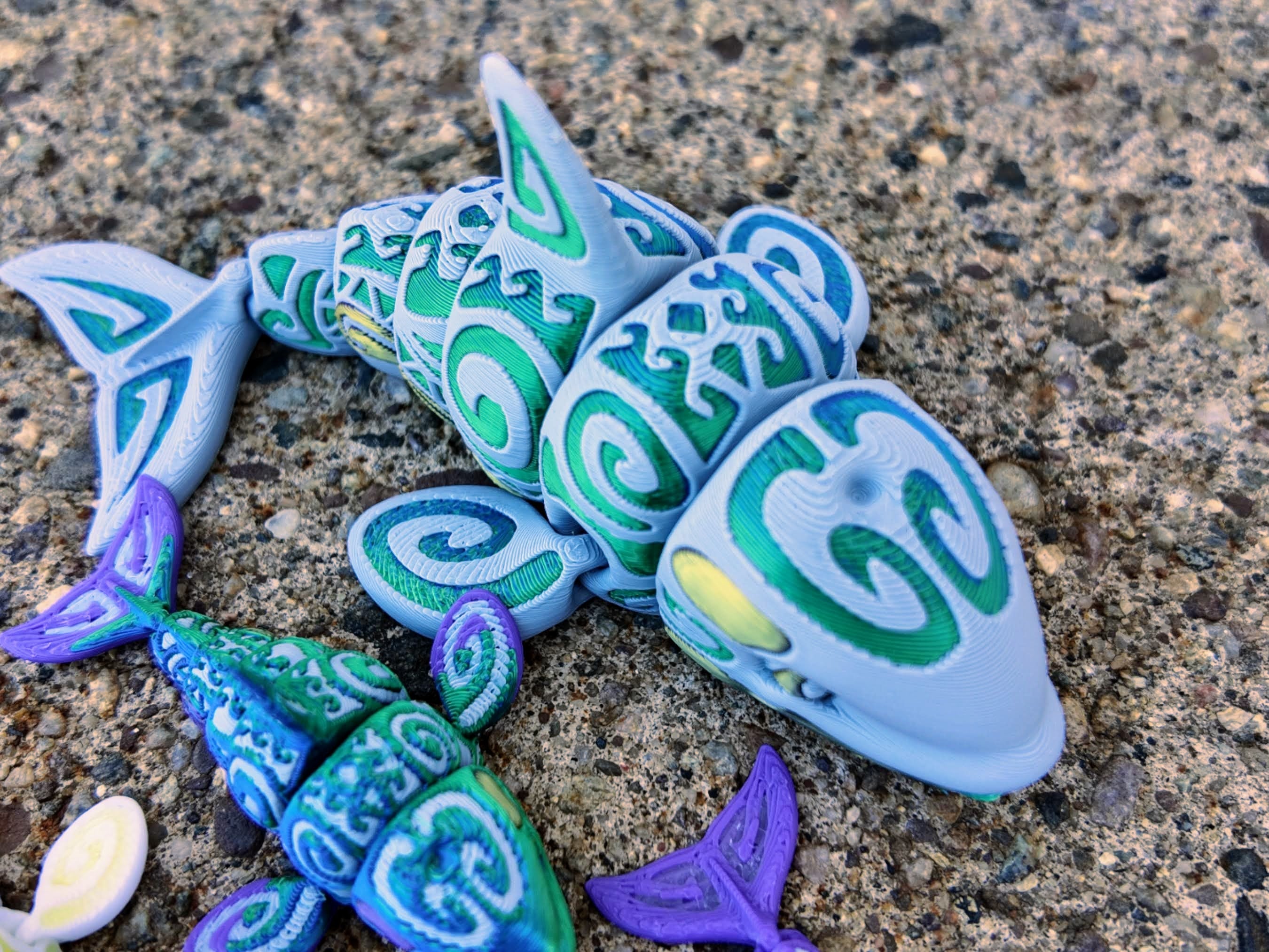 Tattooed Orca Articulating Fidget Toy - Image 10