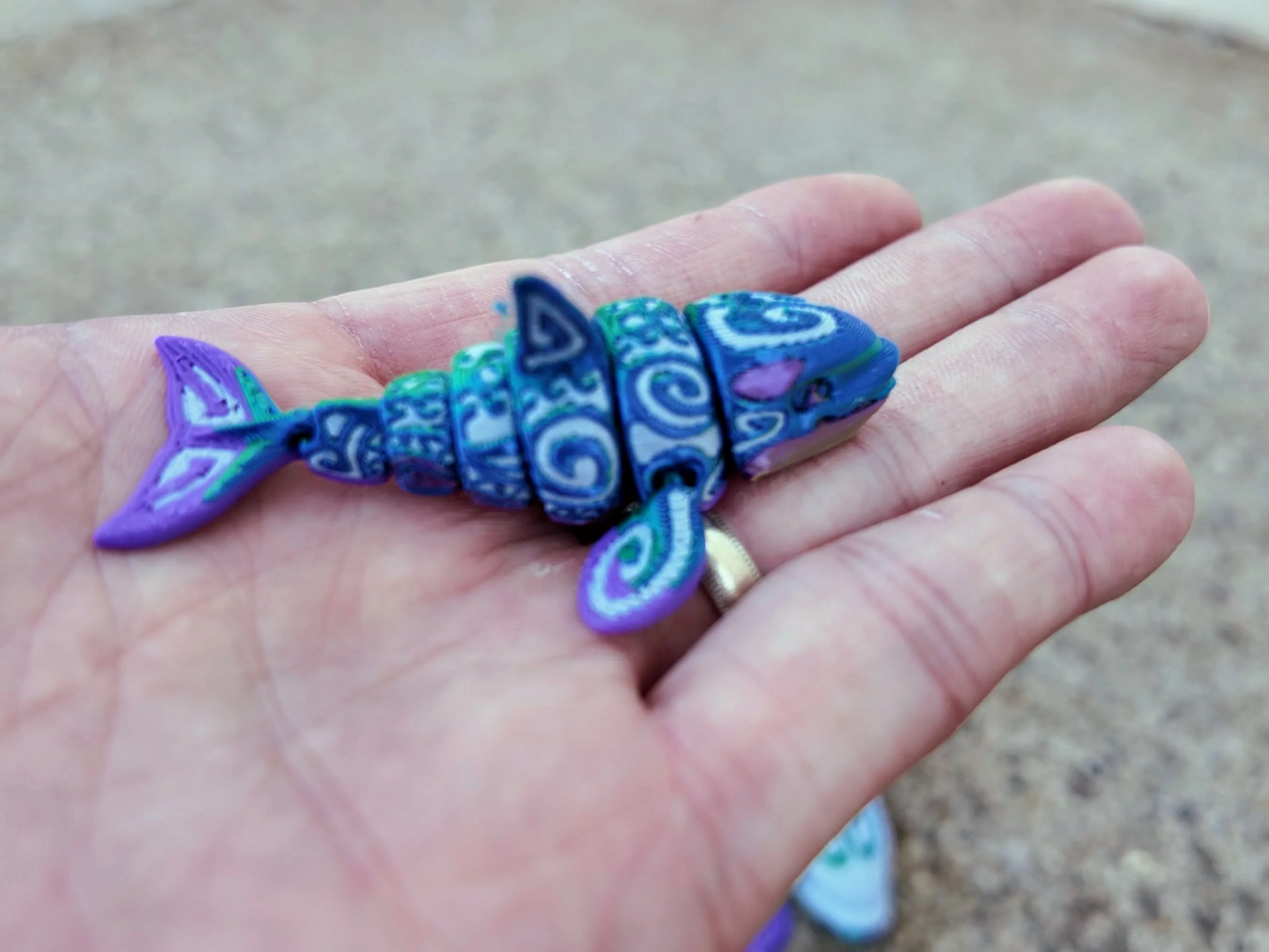 Tattooed Orca Articulating Fidget Toy - Image 8